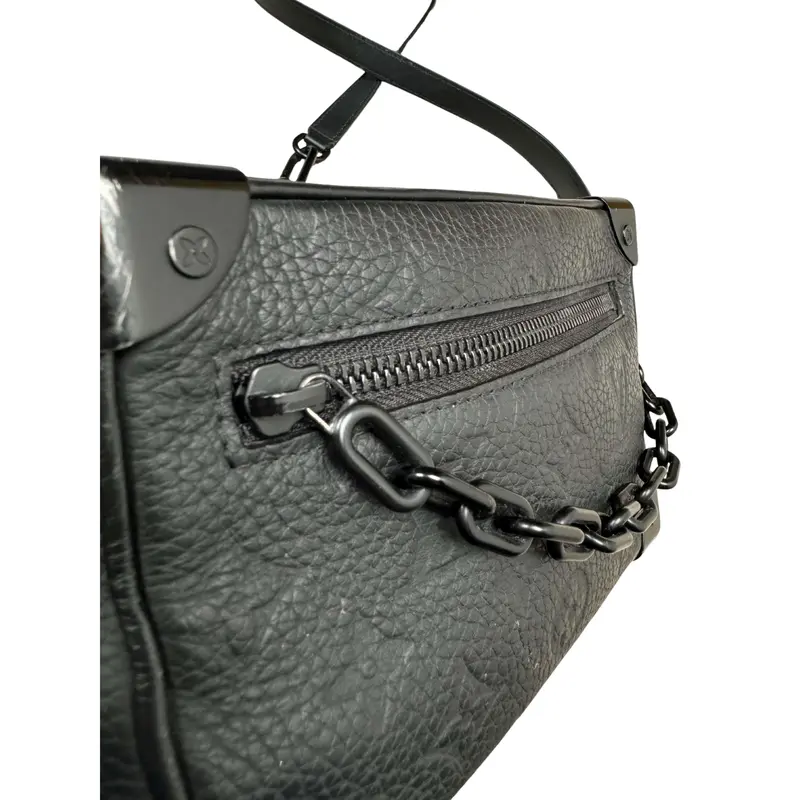 Preowned Louis Vuitton Mini Taurllion Monogram Soft Trunk - Black ONE SIZE 6
