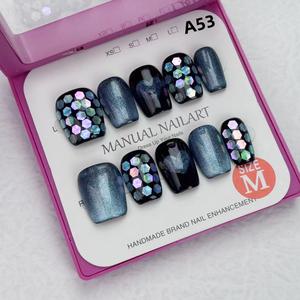 Star Bright Love Cat Eye Removable Press On Nails - High-Quality Nail Polish for Cats reusable  nails press  nails miffy  nails miffy  nails miffy  nails miffy  nails short  press  nails