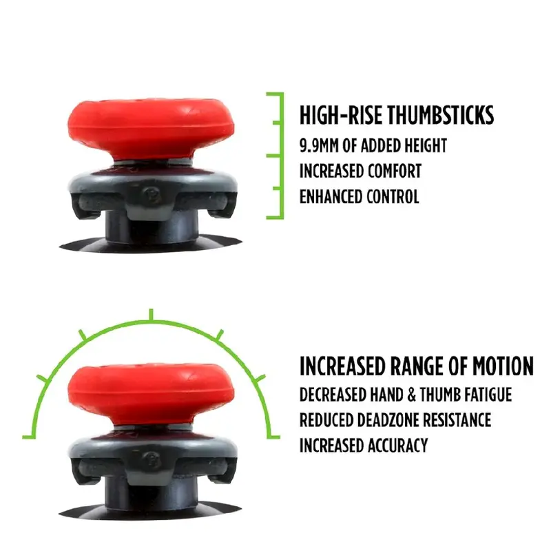 kontrol freek thumb sticks red ps4 ps5 thumb sticks Console Grip Game Controller Durable 2