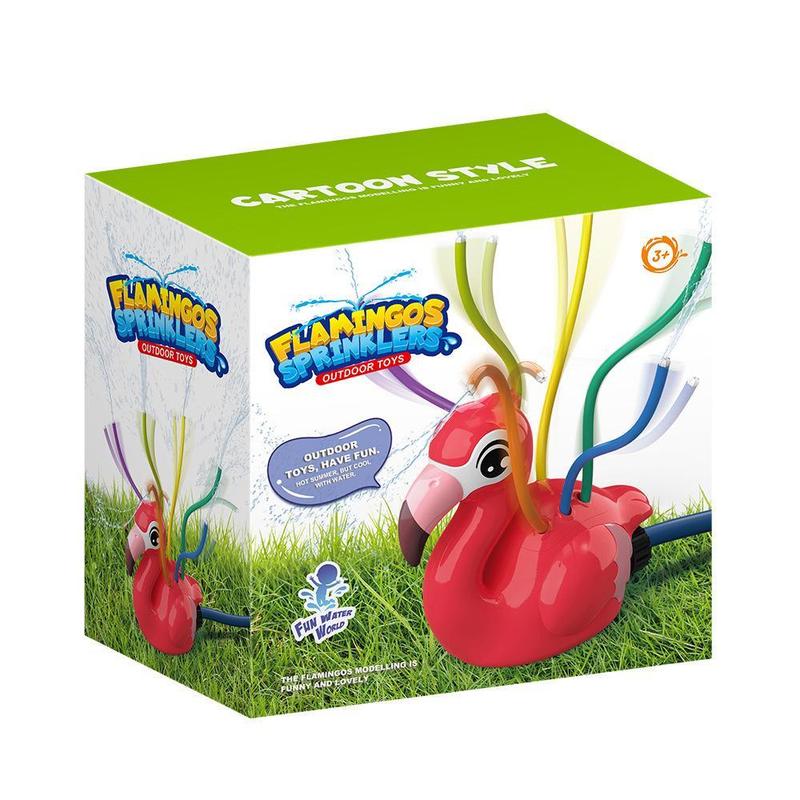 Product Introduction of New Summer Outdoor Flame Bird Caterpillar Sprinkler Animal Rotation Swinging Sprinkler Lawn Water Playing Children's Toy 4
