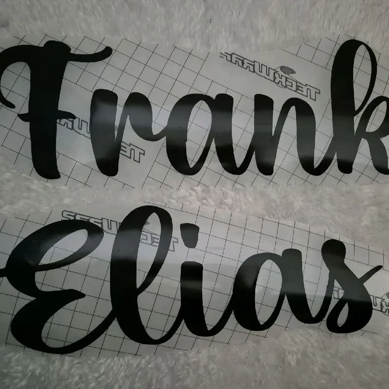 Personalised Name/Word Vinyl Sticker for Balloon Decoration - DIY Balloon Decal 1