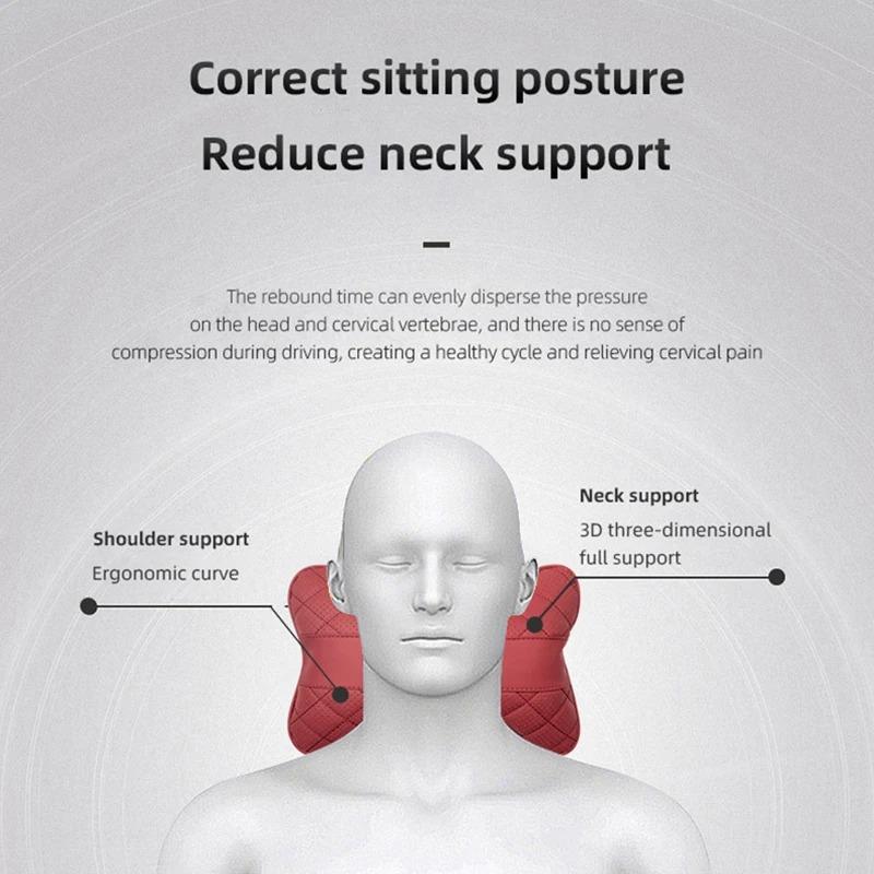 1 pcs Car Accessories Seat Headrest Neck Pillow For BMW i8 Z4 Z8 X1 X2 X3 X5 X4 X6 X7 G30 G20 G32 G11 G12 F40 F30 F20 F10 F34 F07 F44 2