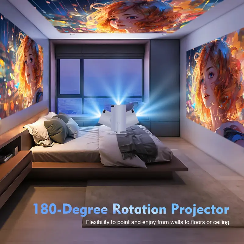Magcubic Projector HY300 Pro 4K Android 11 Dual Wifi6 260ANSI Allwinner H713 BT5.0 1080P 1280*720P Home Cinema Outdoor Projetor 2