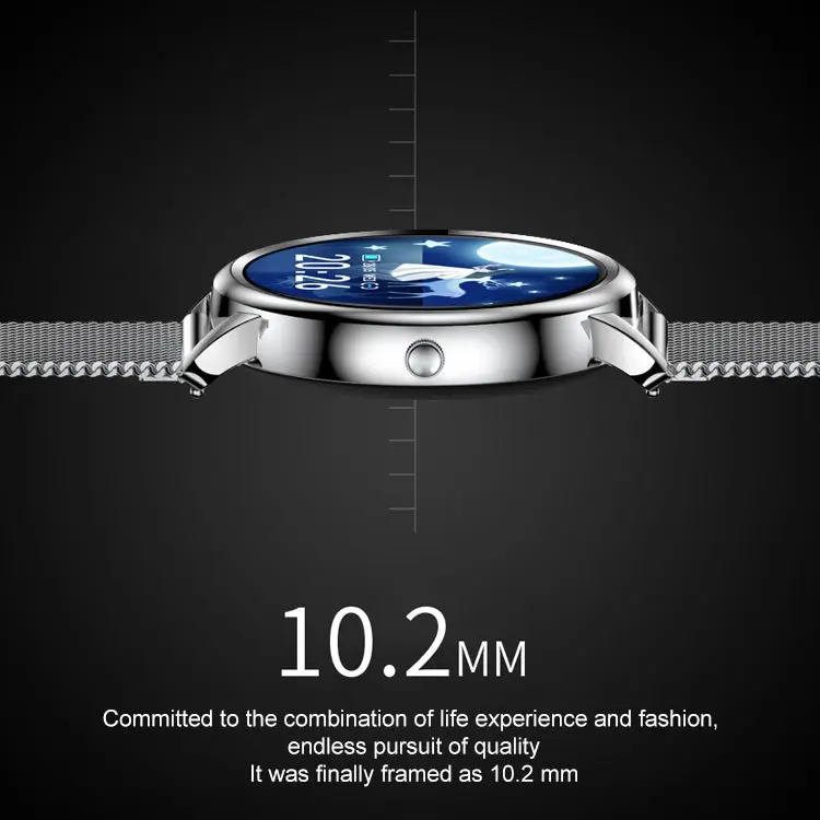 1.09 inch IPS Color Screen IP67 Waterproof Smart Watch, Support Sleep Monitoring / Heart Rate Monitoring / Blood Pressure Monitoring / Multi-sports Mode, Style: Steel Strap, Steel Strap (Gold), Steel Strap (Silver) 6