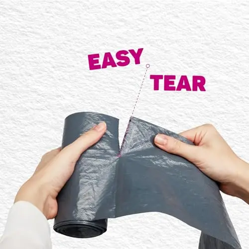 Bacofoil Elasti-Fit Bin Liners - 30L Recycled bin bags, 6 Rolls (72 Bags) - Leak-Proof, Elastic Fastening for Secure Fit - Made from 100% Recycled Plastic - Eco-Friendly Waste Disposal. 3