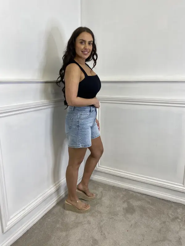 KMO MIMI sparkle mom shorts with pockets - TTS 4