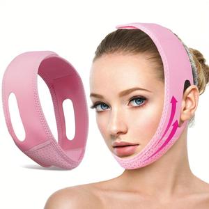 Reusable V-shaped Face Lifting Bandage, Double Chin Slimming Bandage, Face Lifting Bandage, Sleeping Anti-sagging Face Care Bandage, Comfortable Skincare Tool for Women #TOP PICKS