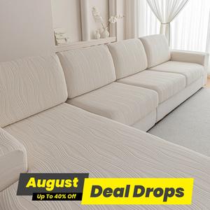 Solid Color Sofa Cover, 1 Count Non-slip Dustproof Washable Sofa Slipcover, Soft Sofa Protector, Universal Sofa Protector for Home Living Room, Sofa Protector for L-shaped Sofa, Couch Covers, Home Decor Uk