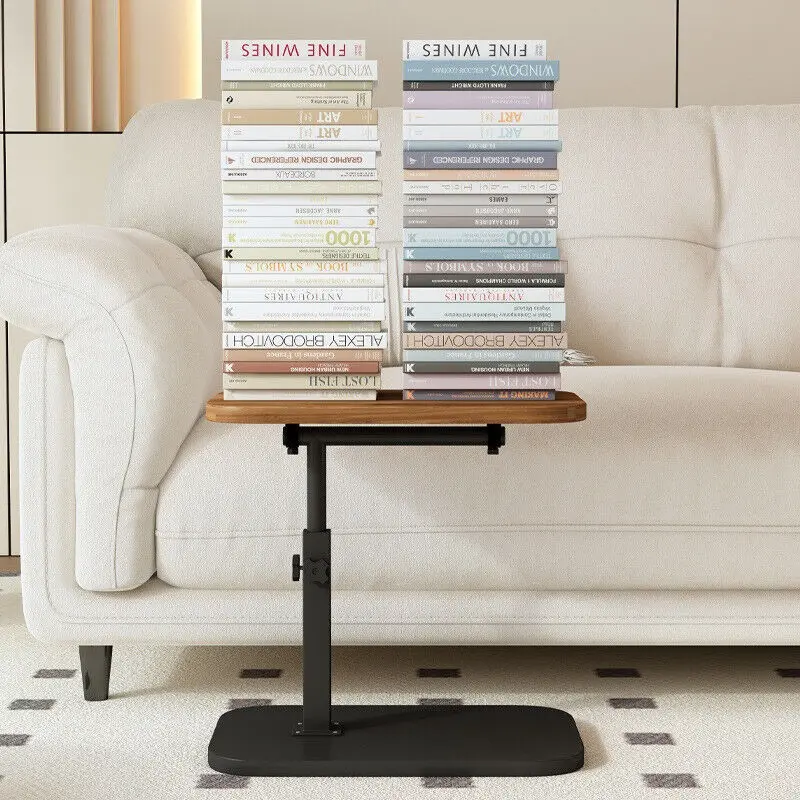 Adjustable C-Shaped Sofa Side End Table Coffee Laptop Table Living Room Bedroom  UK 6