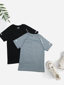 Women's Letter Print Raglan Sleeve Sports Tee, Breathable Round Neck Short Sleeve T-shirt, Ladies Sportswear for All Seasons, Sporty T Shirt, Gymclothes, Casual Workout Tops, Sports Casual Wear, Athletic Workout Clothing