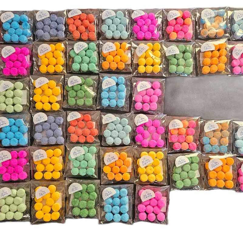 Mini Love Bath Bombs - Pack of 12, Highly Scented for Body Care and Comfort Luxury Aroma 26 scents to chose from 0