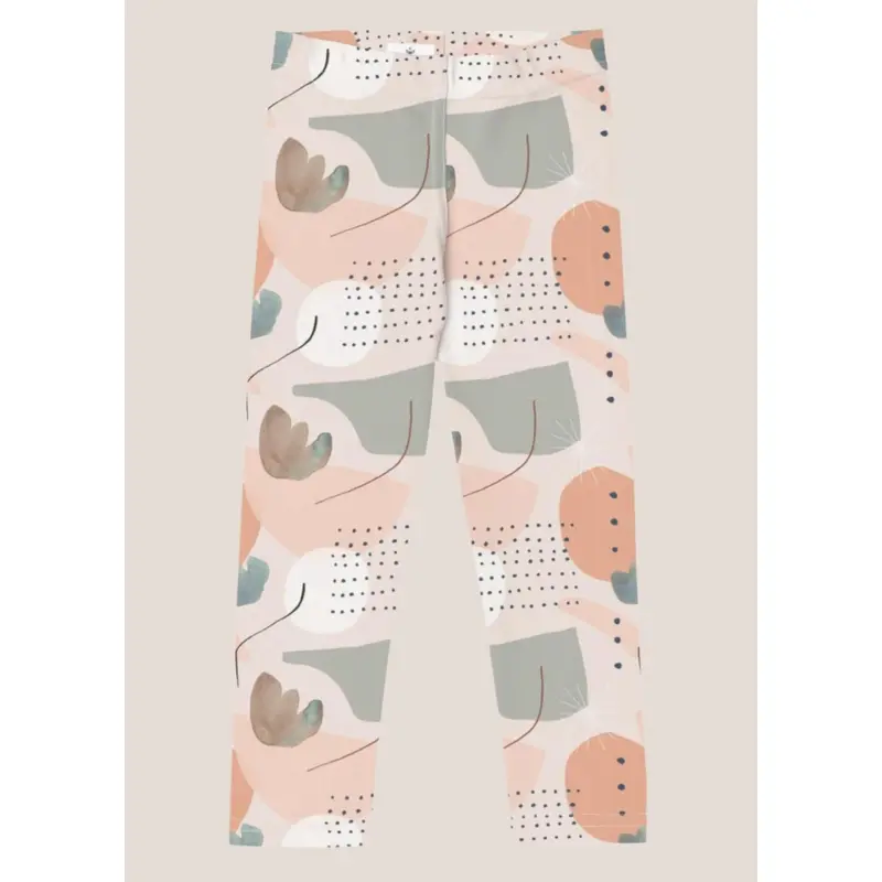 Kids Leggings all over abstract print, Casual wear, Active wear, Street wear 2