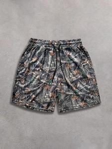 Men's Regular Fit Tree Print Shorts, Casual Comfy Breathable Shorts for Summer, Men's Bottoms for Daily Wear, Shorts for Men, Menswear, Nightwear, Lounge Shorts