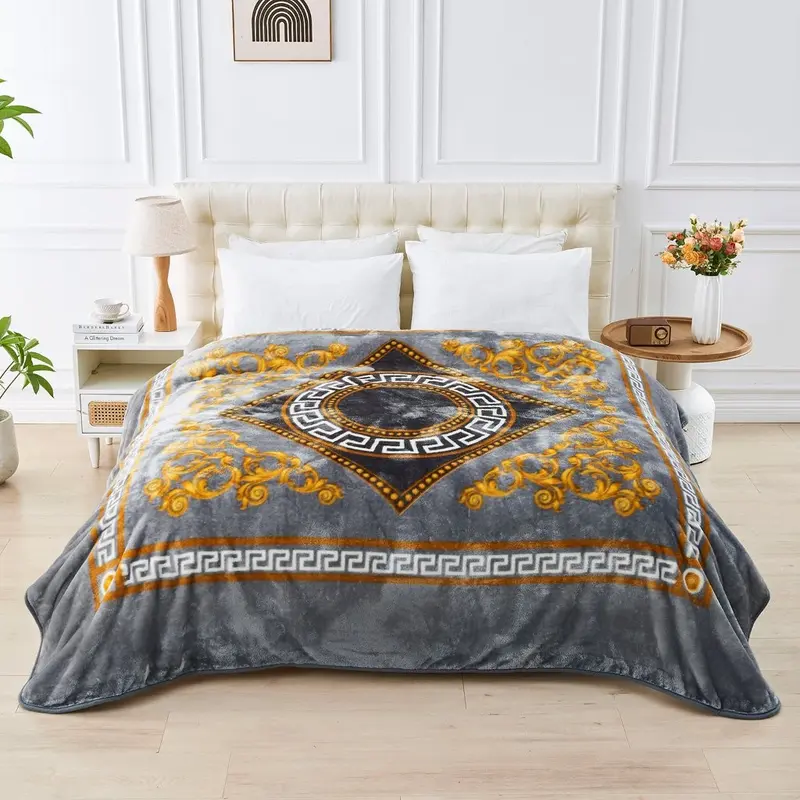 Greek Throws Fleece Blanket Bed Sofa Settee Large Soft Warm Double King Size New Printed 3
