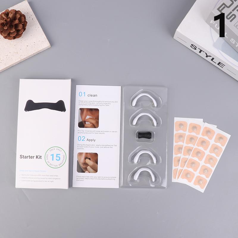 1pack Nasal Breathing Dilators Starter Kits Magnetic Nose Strips Increase Sports Air Intake Improve Sleeping Reduce Snoring 6