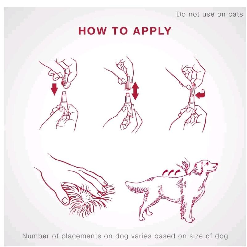 Advantix Spot On Flea Treatment for Large Dogs 21 - 55 lbs , 6 Months Doses - Best Formulation 5