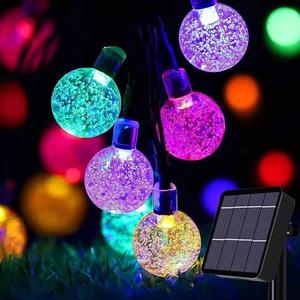 LED Ball Solar Light Party Fairy Outdoor Retro Ball String Lights Patio Garden string  lights solar  lamp festoon  lights Free Shipping Free UK Delivery