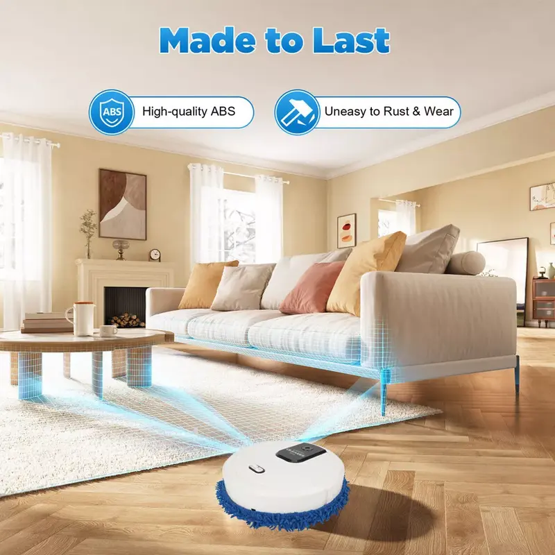 Rechargeable Smart Sweeping Robot Vacuum Cleaner Automatic Floor Mop Sweeper UK 1
