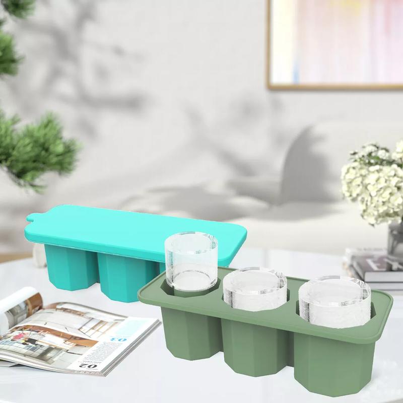 Ice Cube Tray for Stanley Silicone Ice Cube Maker 3 Hollow Water Cup Ice Lattice 4