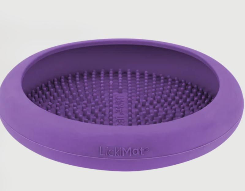 LickiMat UFO lick style bowl in Purple 1
