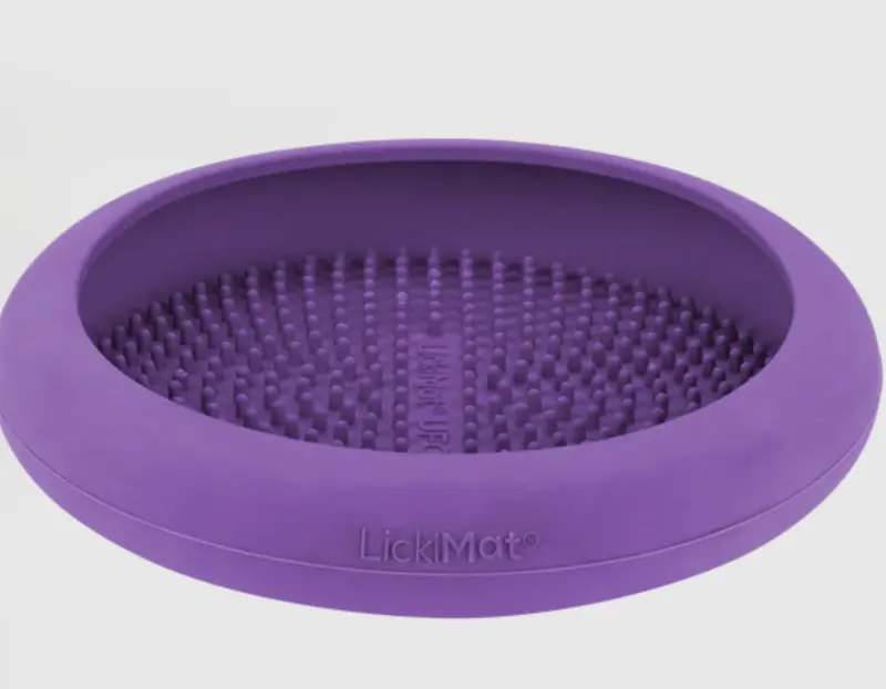 LickiMat UFO lick style bowl in Purple 1