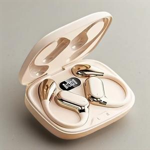 Wireless Ear Hanging Earphone, Ergonomic Design Earbuds with Charging Case, Bluetooth-compatible Wireless Earhooks Headset Earbuds for Business Calls, Electronic