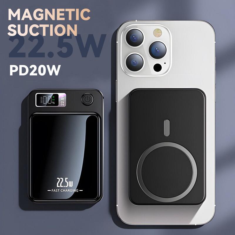 Product Introduction of Magnetic Wireless Power Bank 12000mAh For Magsafe Battery Pack For iPhone 14 13 11