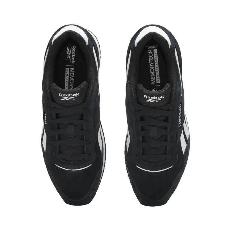 Mens Reebok Classic Ripple Run Trainers Black GZ5214 4
