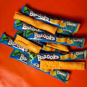 Ka-boom Mango Sour Chew Bars - Freeze Dried Sweets
