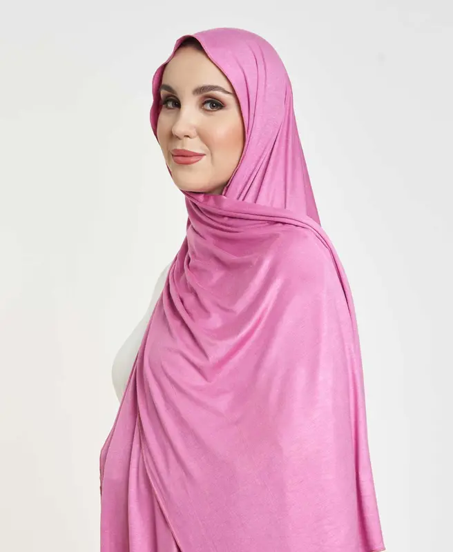 PREMIUM QUALITY DUBAI JERSEY HIJAB SCARF SHAWL STRETCHY MAXI LYCRA WRAP PLAIN 2
