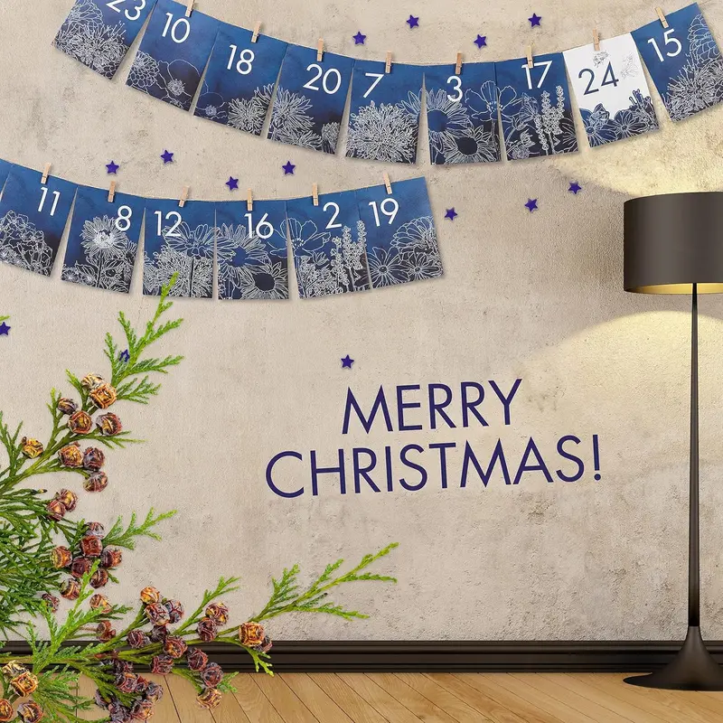 Flower Seeds Advent Calendar for 2024-24 Varieties of Wild Flower Plant Seeds DIY Kit - Garden Gift Decorations - Housewarming Gardening Gifts for Men and Women - Wildflower Organic Seeds 7