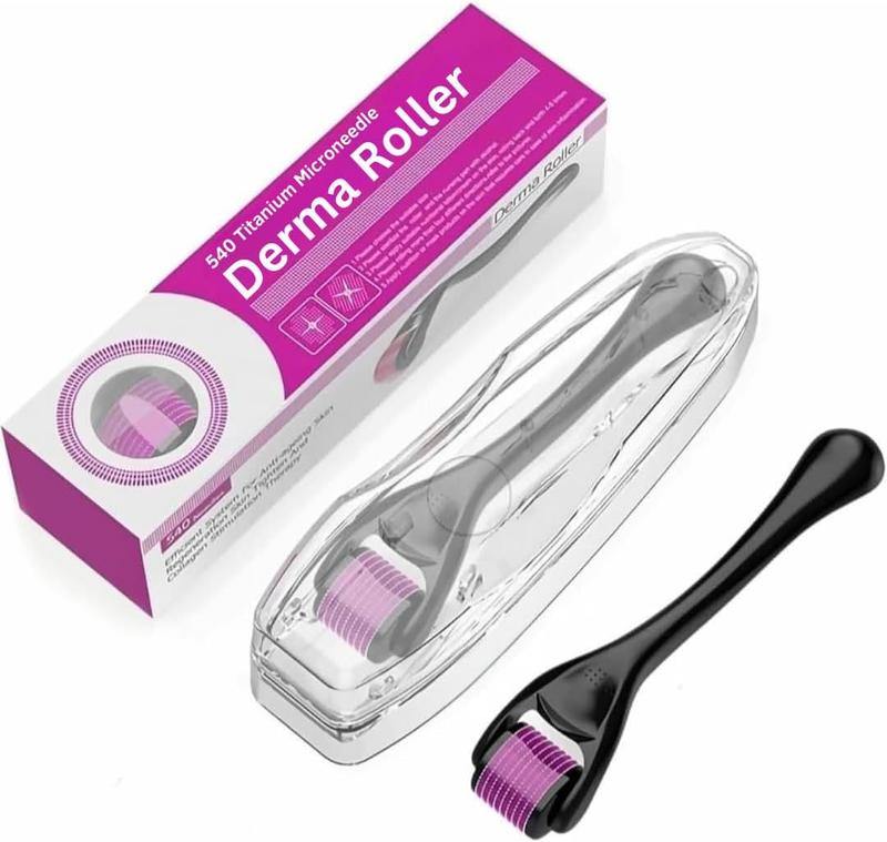 Derma Roller for Skin Care and Hair Growth - 540 Titanium Microneedle Facial Roller for Women and Men 6