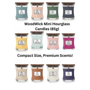 WoodWick Scented Candle, Vanilla Bean Lavender and Cedar, Mini Hourglass Candle Aroma Decor Gift Fragrance Ornaments Decoration Woody Perfume Freshener wood  wick