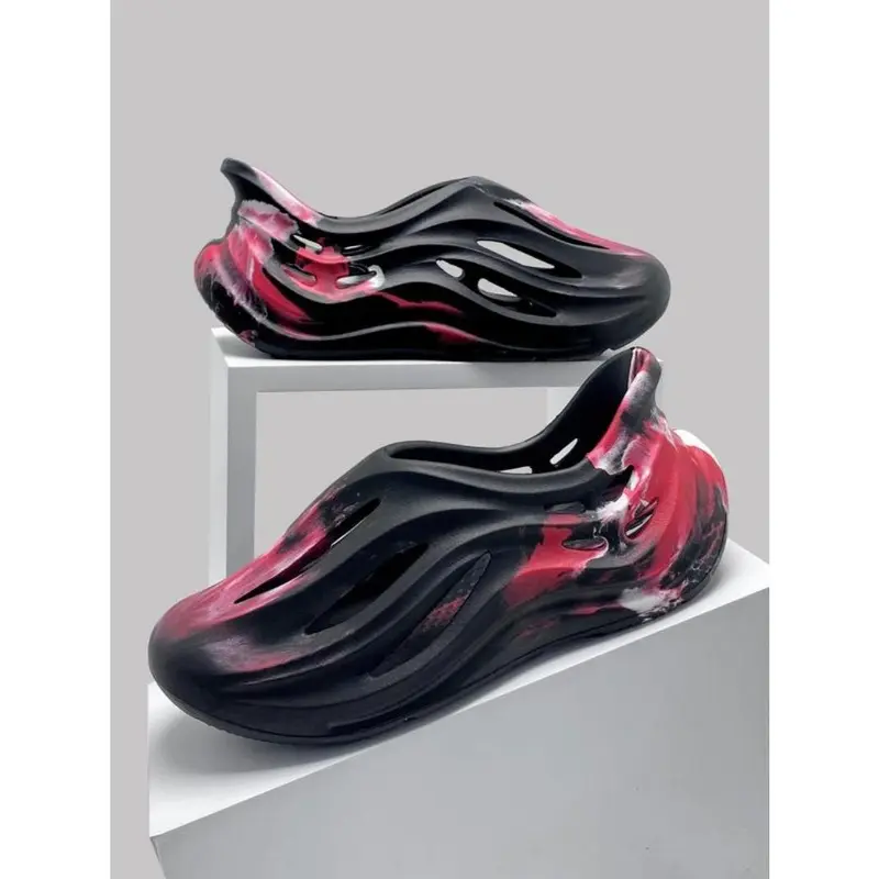 【2025】Men's Casual Colorblock Design Eva Clogs, Comfortable Casual Breathable Beach Slippers, Trendy All-match Clogs for Daily Summer Vacation Beach Wear 3