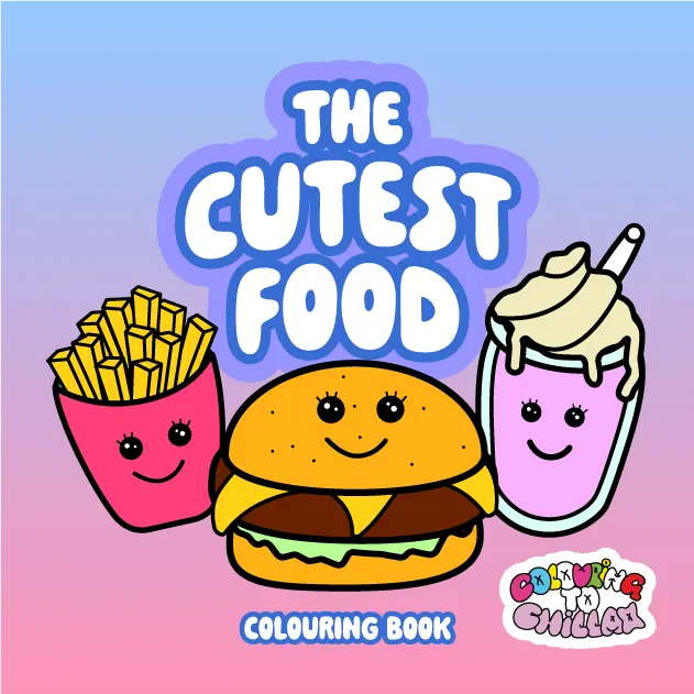 The Cutest Food Colouring Book 1