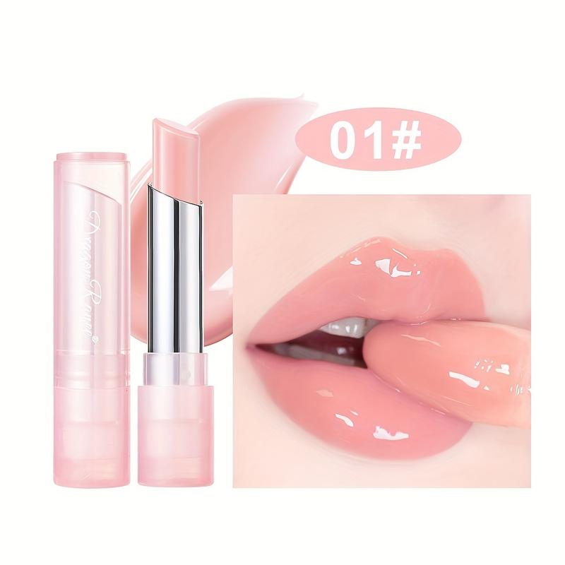 DragonRanee Color-Changing Lip Balm - Moisturizing Long-Lasting Waterproof Jelly Lipstick with Shifting Pink Shades, Glossy Finish for All Light Beige Types, Valentine's Day Gift for Women 4