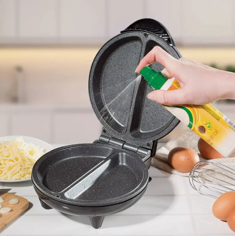 ELECTRIC 750W OMELETTE OMLETTE MAKER FRYING PAN EGG COOKER BREAKFAST NON STICK 2