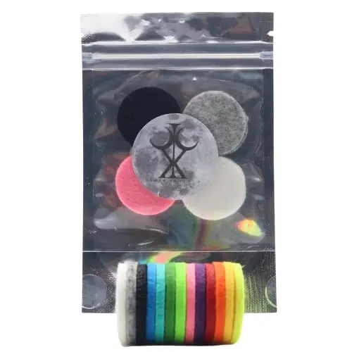 Scented Vacuum Freshner Discs. 130+ Scents To Pick From. Handmade in England. Strong Scented, Long lasting. Pack of 4x 3cm Discs. Vegan And Cruelty Free. (Clean Cotton) 2