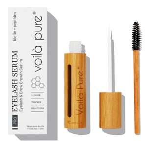 Eyelash Growth Serum - Voila Pure PRO Eyelash Serum - For ultimate length & fast results