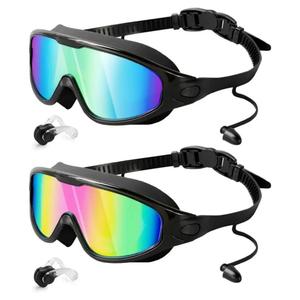 Wide Field Of Vision Anti-fog Swimming Goggles, 2/3 Counts/set Anti-uv Swimming Goggles, Diving Swimming Goggles for Men & Women, Swimming Accessories