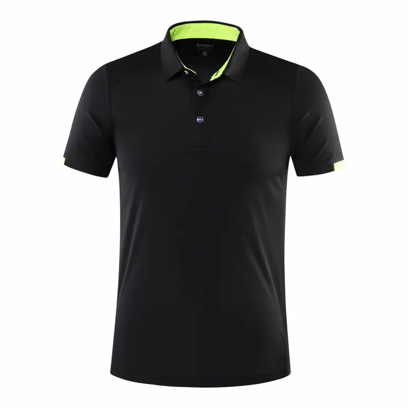 Casual Sports Quick-drying Lapel Short-sleeved POLO Shirt Cycling Suit Fitness Suit For Men Menswear Polyester 6