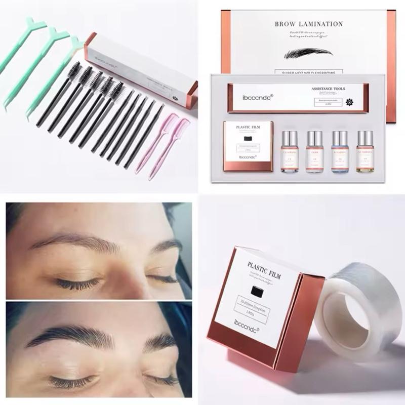 Pro Brow Lamination Kit – At-Home Lift & Set with Keratin & Cling Film 2
