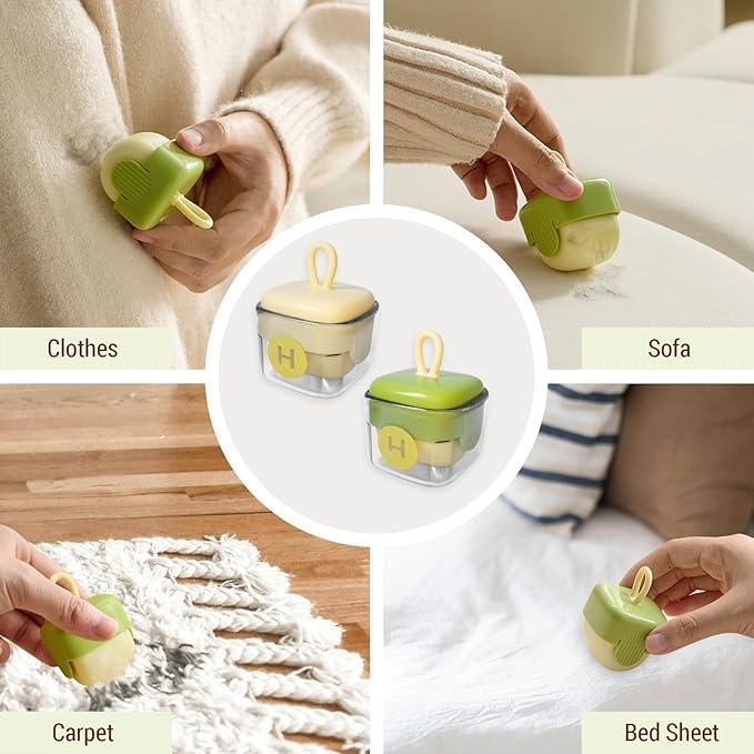 Buy 1 Get 1 free,Mini Lint Roller,Reusable Lint Remover,Washable Lint Roller,Portable Pet Hair Remover for Clothes,Travel Home 5