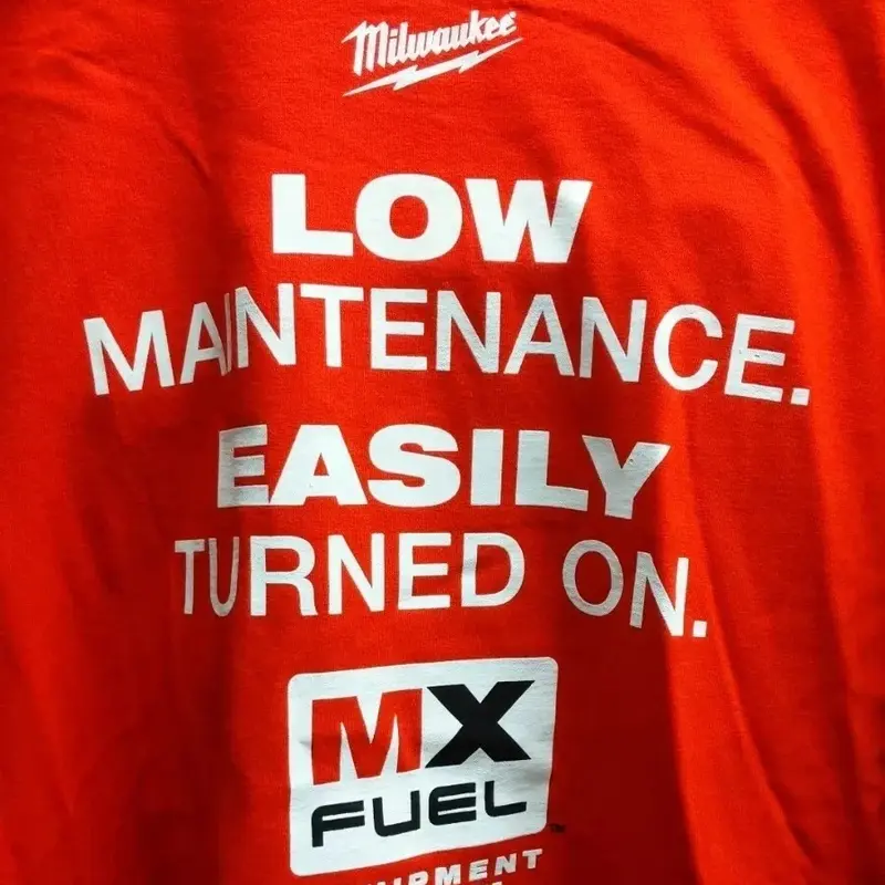Milwaukee Red T Shirt - Milwaukee MX Fuel Premium Milwaukee Merchandise 3