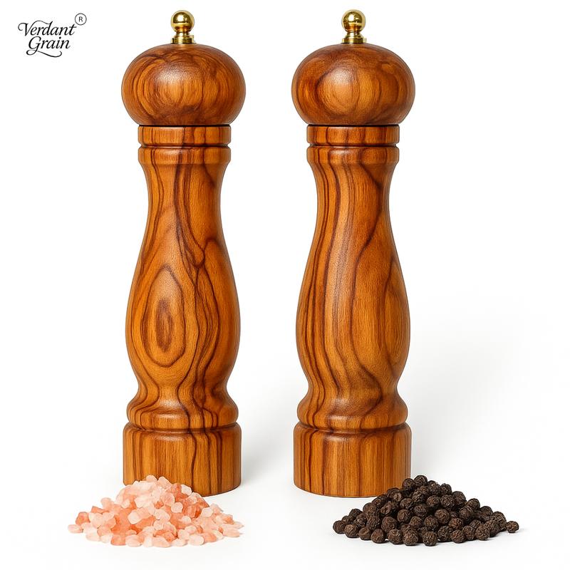 Kitchen Pepper Grinder, Wooden Handle Manual Salt Grinder, Kitchen Seasoning Utensils, Kitchen Accessories 1