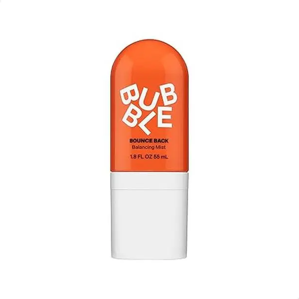 Bubble Skincare Bounce Back Balancing Facial Toner Mist - Hydrating Toner Spray + Pore Minimizer Made with Sea Water and Niacinamide to Help Improve Texture & Radiance (55ml)