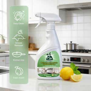 CLEAN MAGICIAN Multipurpose Heavy Duty Degreaser Cleaner 16.9 FL.OZ Lemon Scented Spray for Kitchen Stove Oven Sink & Range Hood