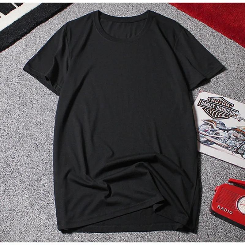 Summer Men's Short-sleeved 10XL 9XL 12XL Round Neck Half-sleeved Clothes Large Size T-shirt Cotton Solid Color Tops Oversized 3