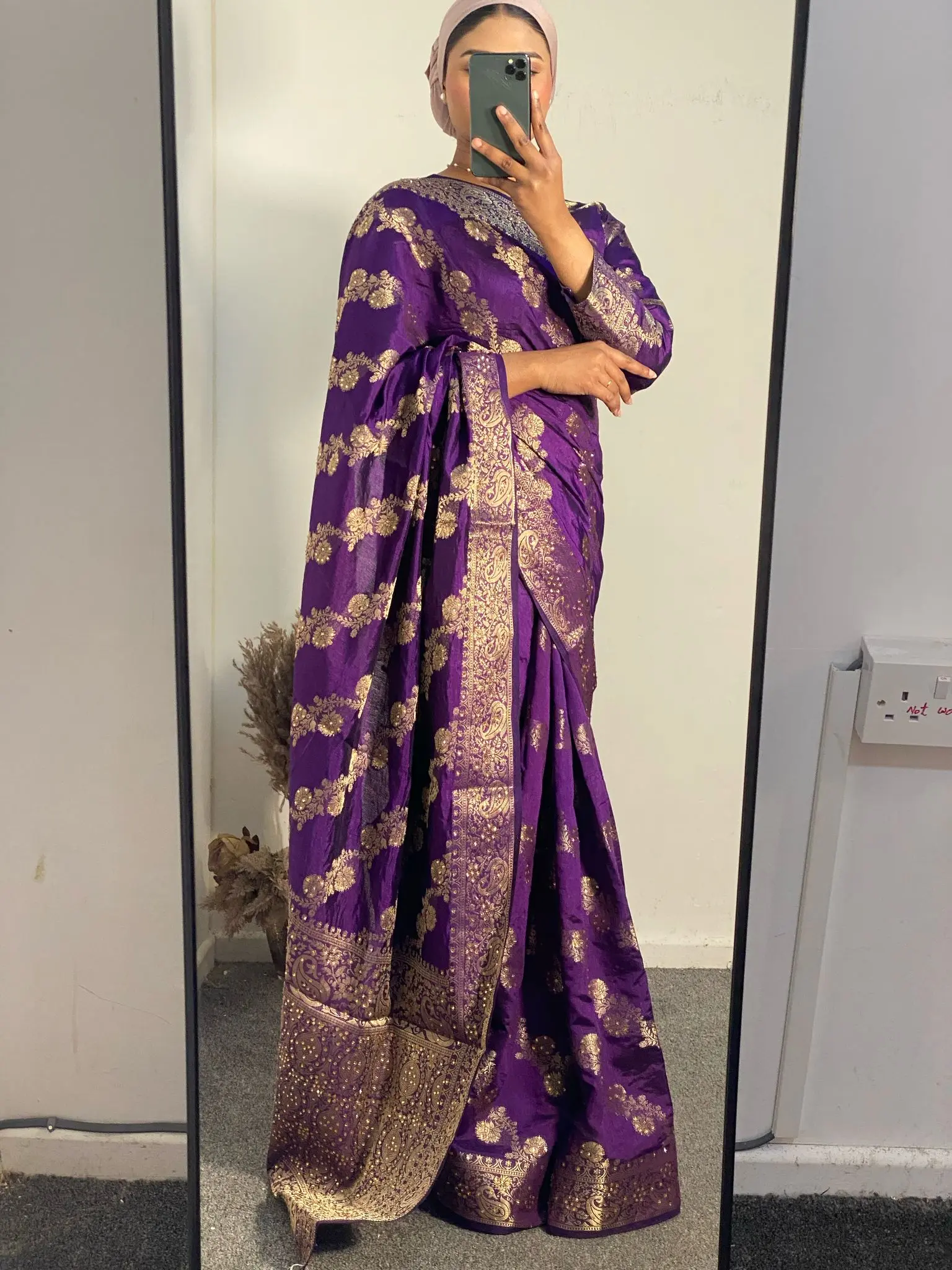 FBTKSR-04 Fabeha Soft Banarsi Katan Saree