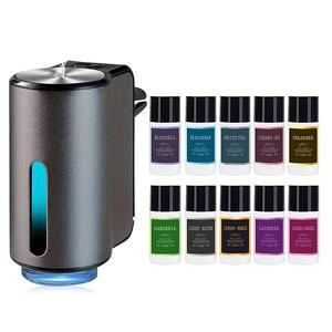 Smart Car Aroma Diffuser, Car Aromatherapy Machine, USB Rechargeable Car Air Freshener with Essential Oil, Car Air Freshener, Car Interior Decoration Accessories, Car Fragrance Set
